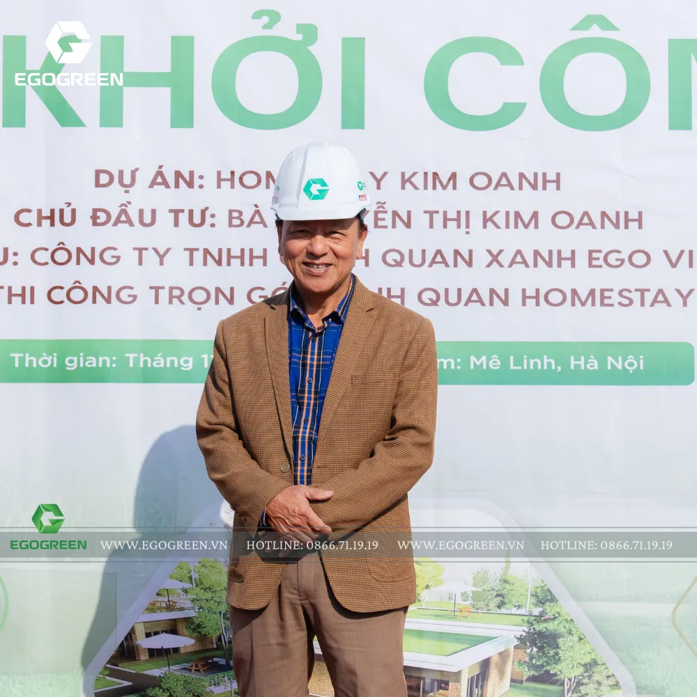 Ông Đỗ Duy Quân - Tổ trưởng Tổ thi công EGOGREEN.